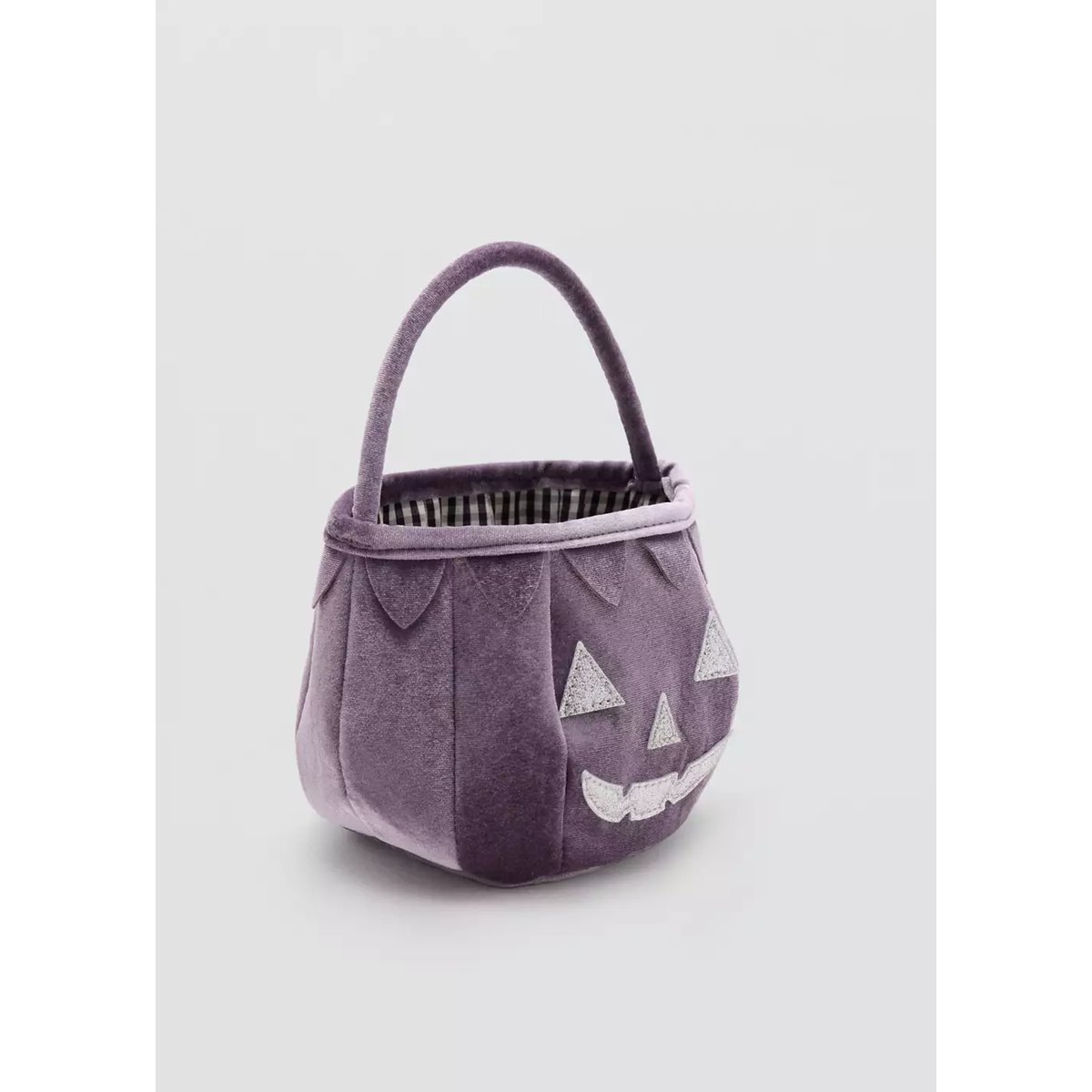 Sac citrouille Halloween lilas, MANGO KIDS