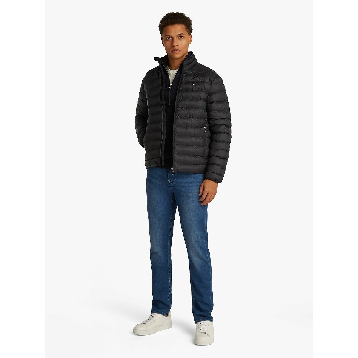 Doudoune compressible noir, TOMMY HILFIGER