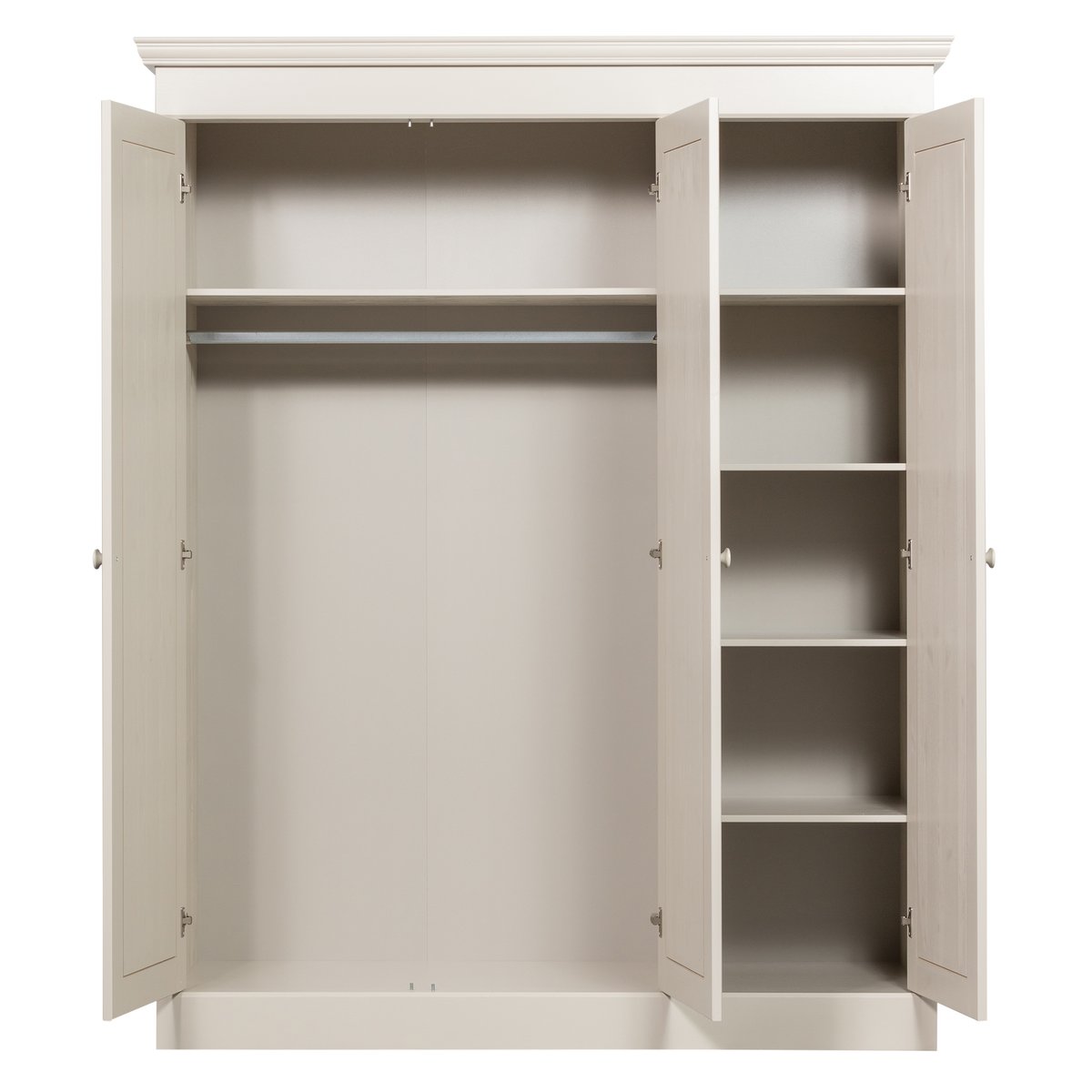Armoire penderie en pin OLIVIA dust, WOOOD