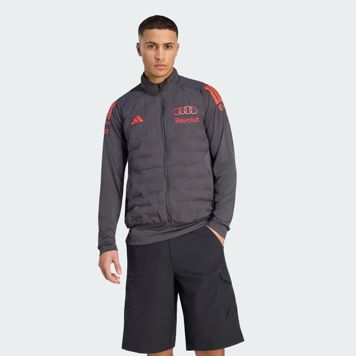 Doudoune Sans Manches Audi Revolut F1 Team Mechanics Doudoune Sans Manches Audi Revolut F1 Team Mechanics utility black / hi-res red, adidas Performance