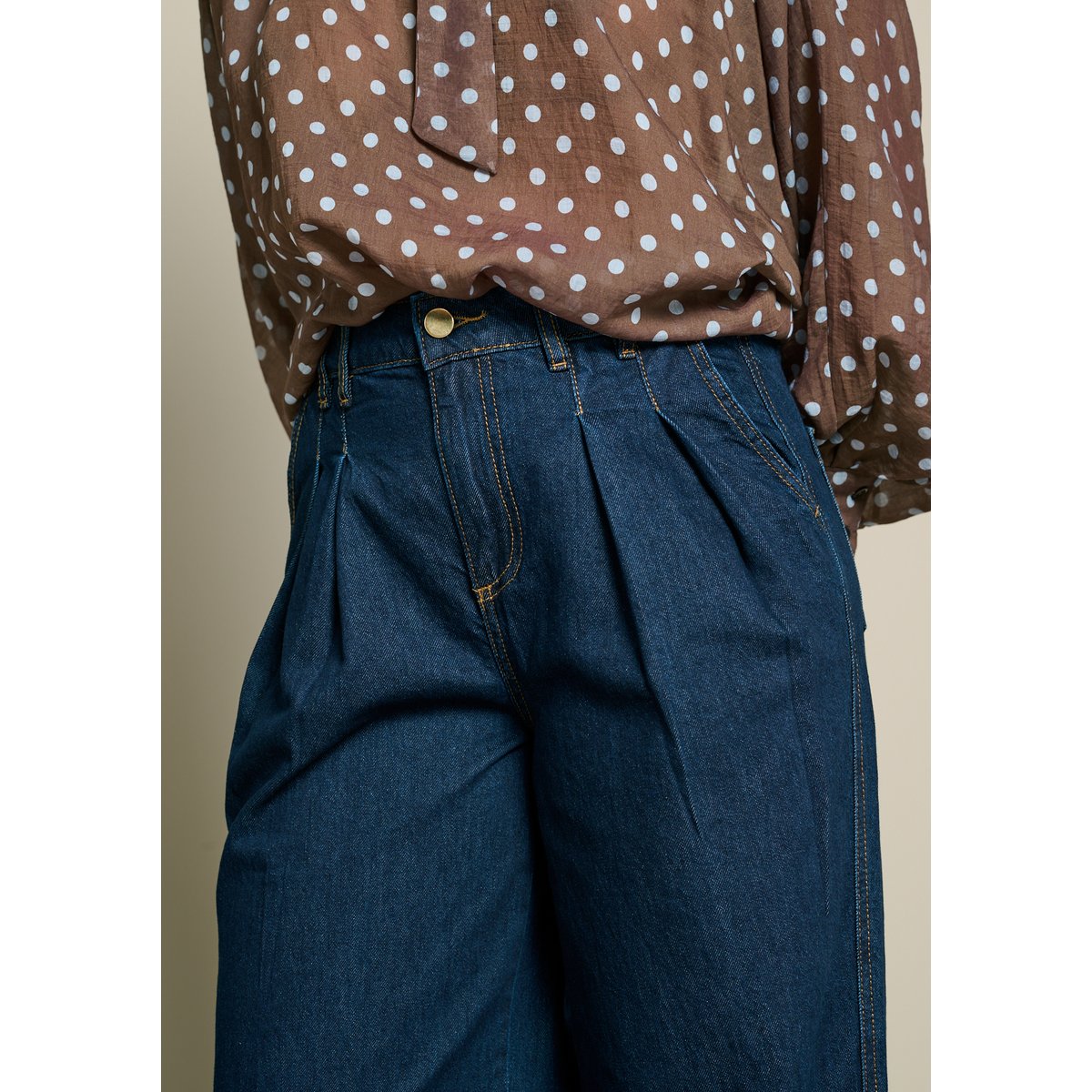 Jean large dark blue, LOLALIZA