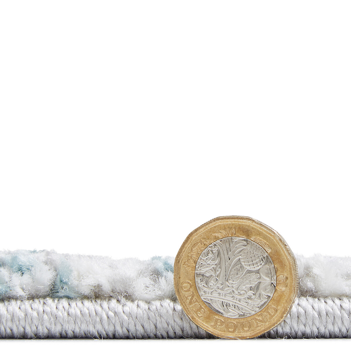 Ombre Distressed Short Pile Rug ivory/blue, SO'HOME