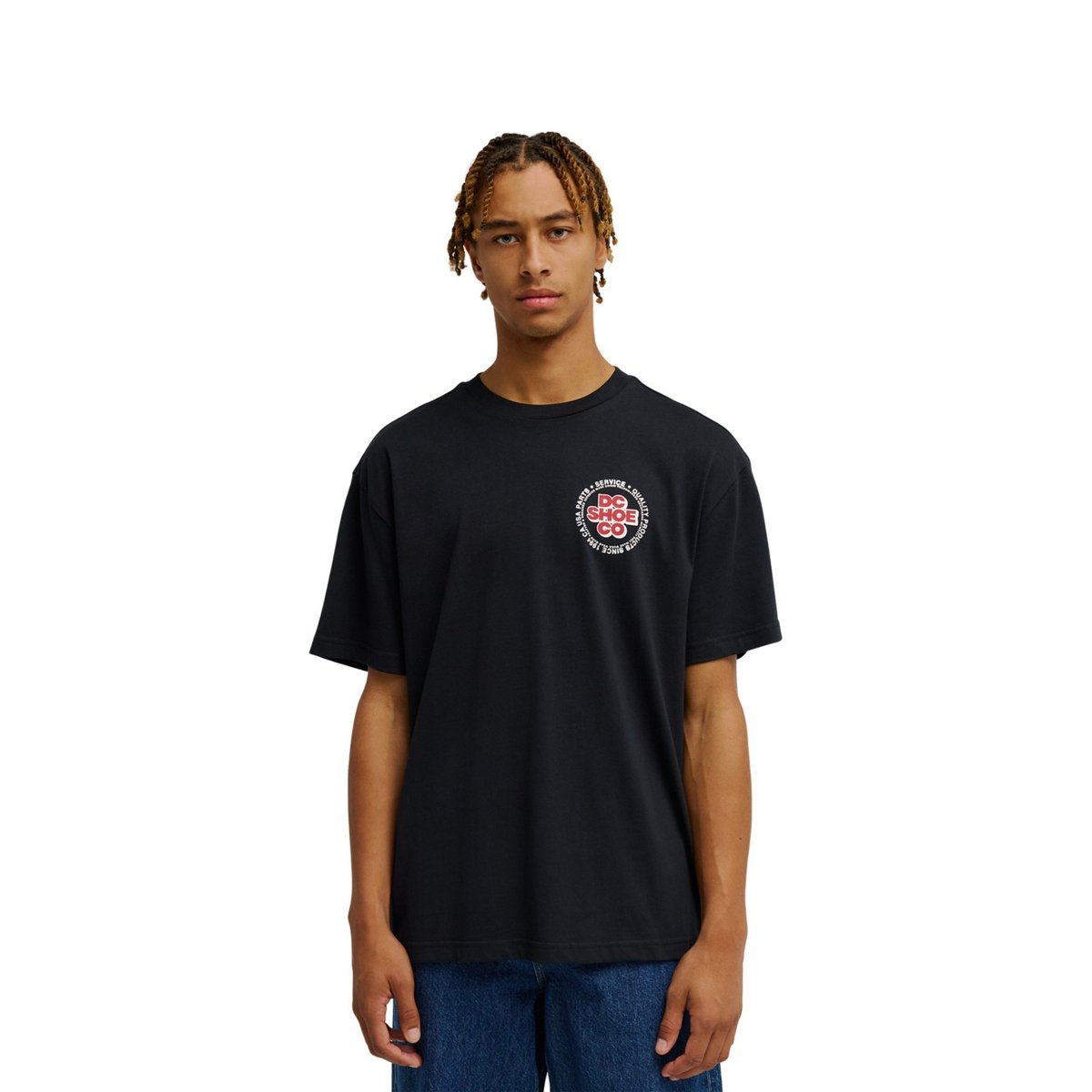 T-Shirt manches courtes WORK CIRCLE. noir black, DC SHOES