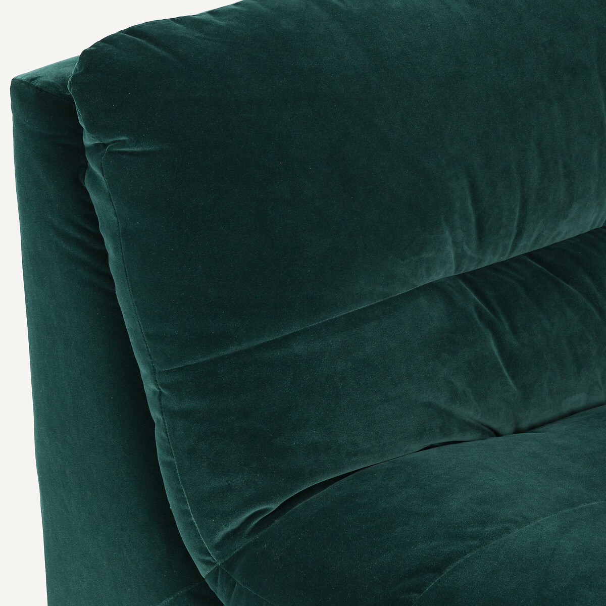 Angle 90° modulable en velours, GIULIANO vert tsar, AM.PM