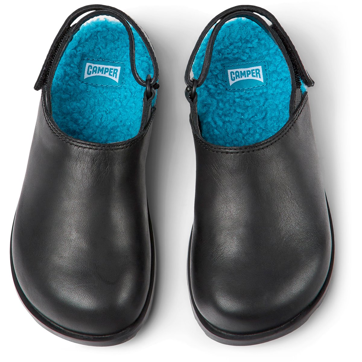 Sandales Brutus cuir noir, CAMPER