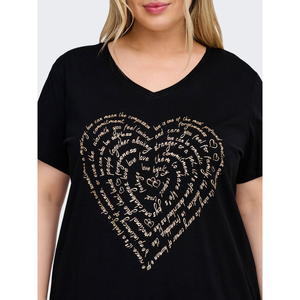 T-Shirt noire - black, ONLY CARMAKOMA