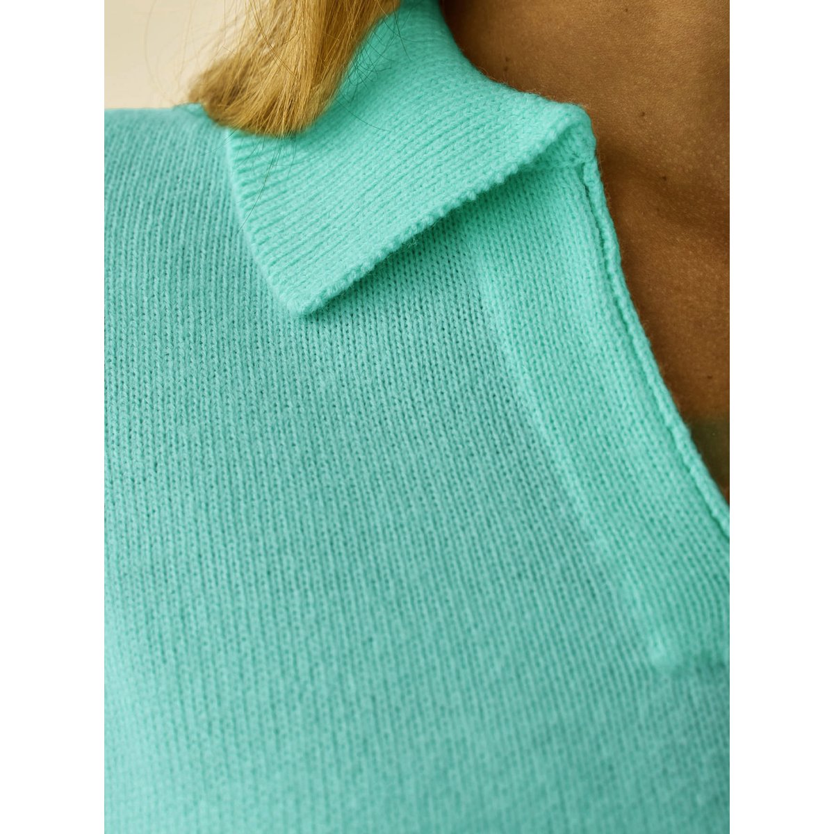 Pull polo manches courtes vert, DAXON