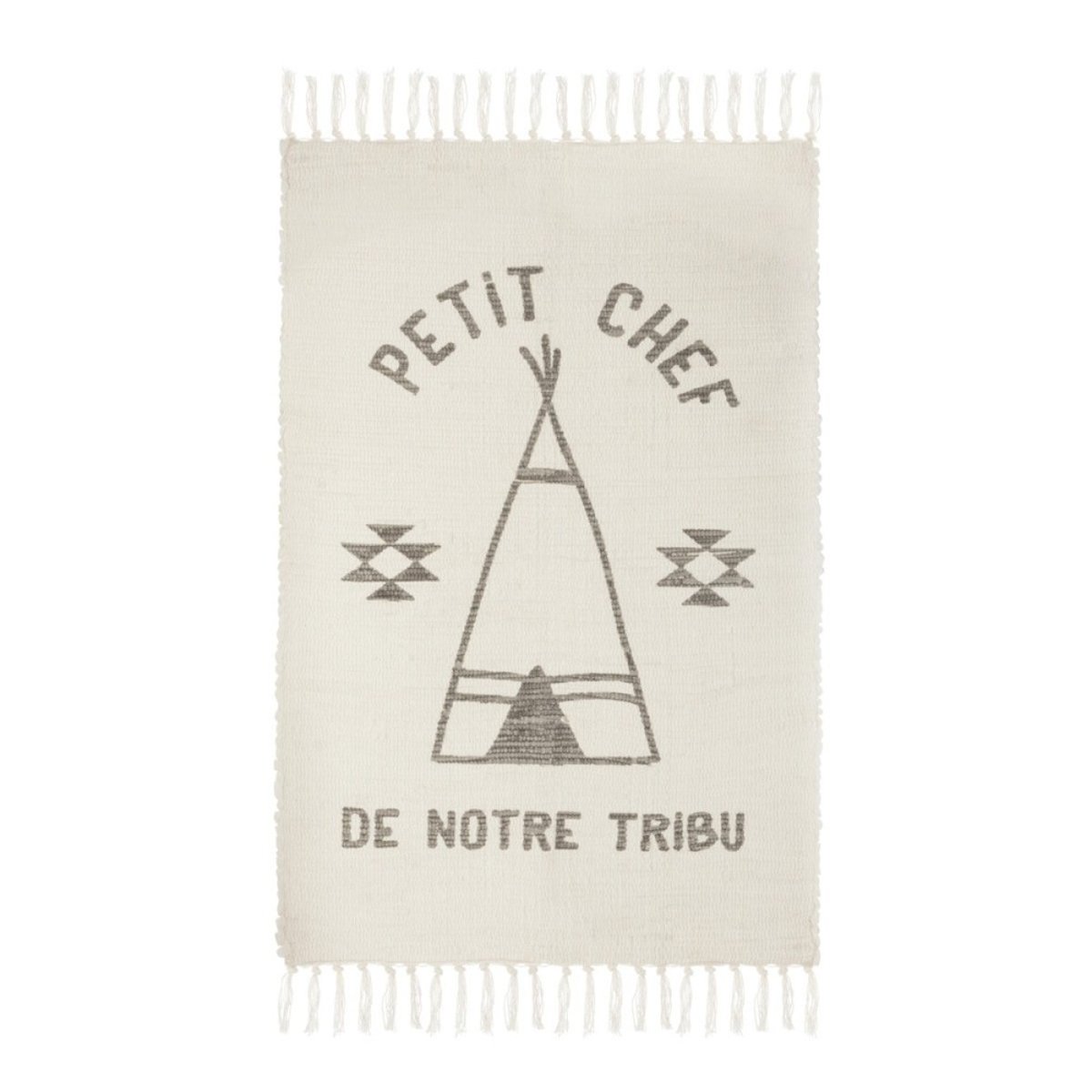 Tapis à franges Tribu multicolore, ATMOSPHERA