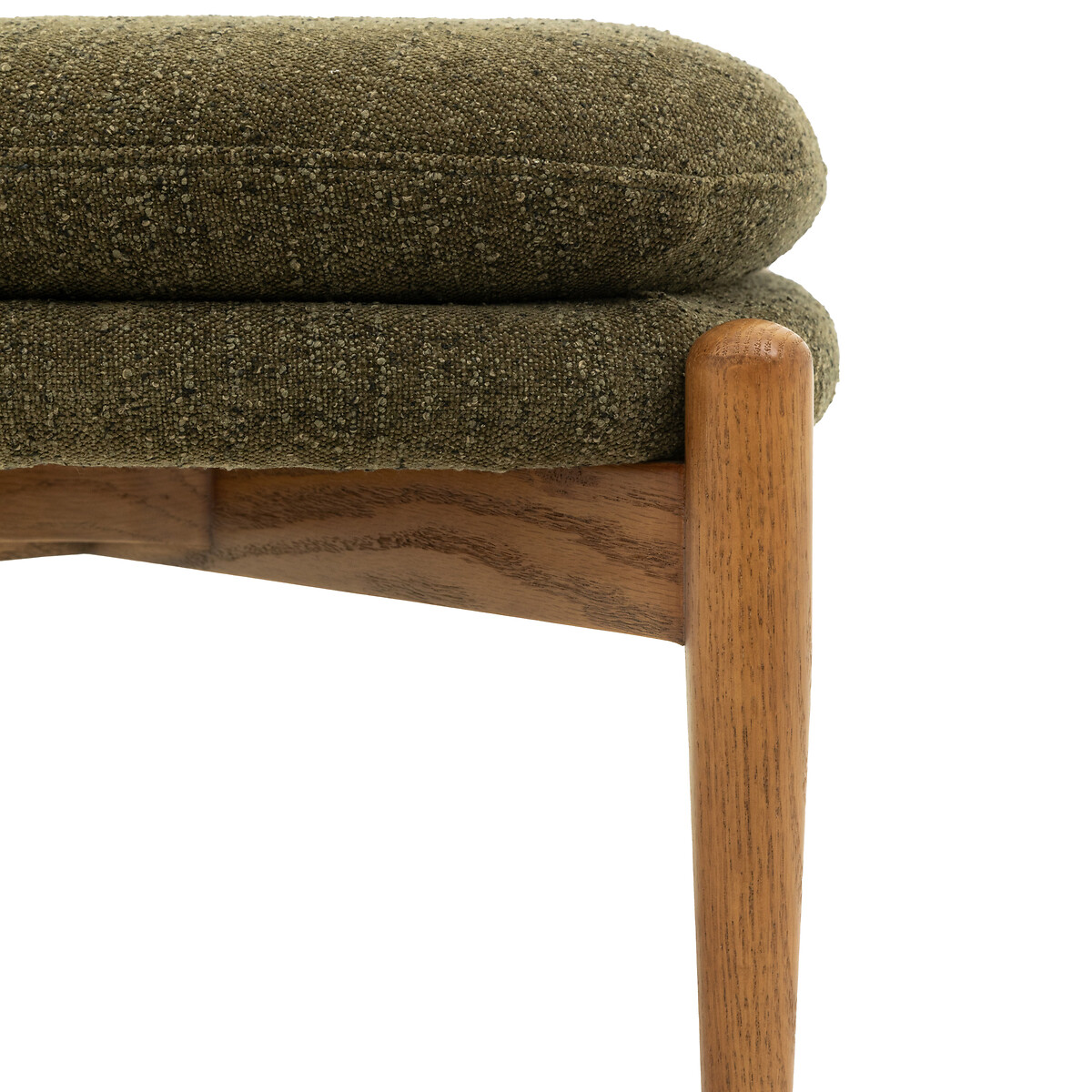 Fairfield Mid-Century Boucle Footstool green, ÉDITÉ