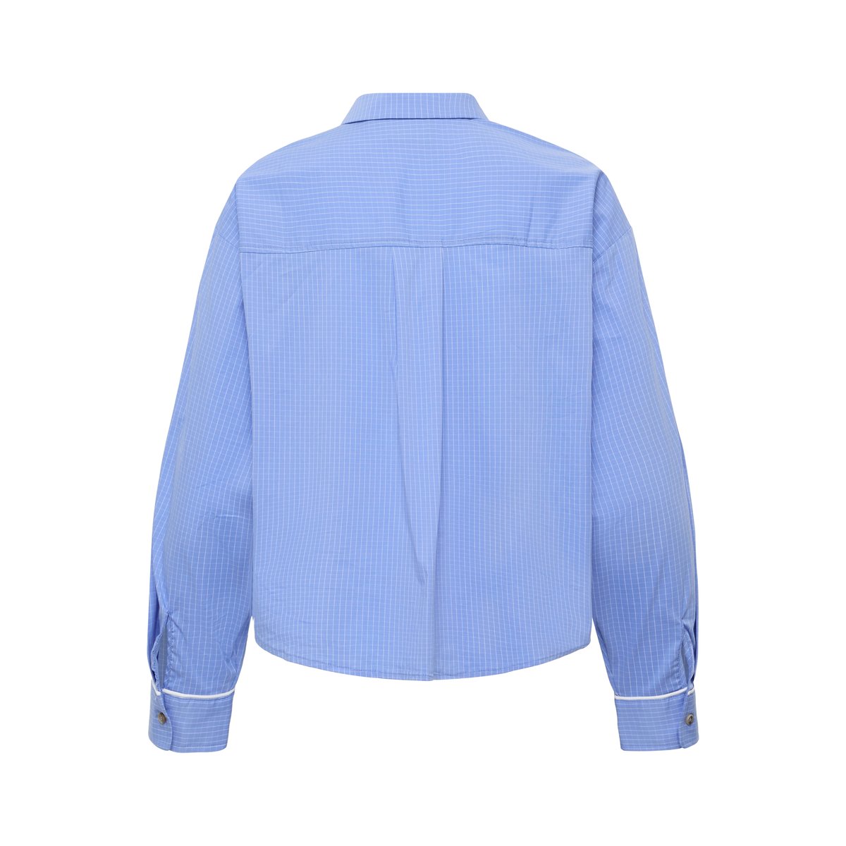 Blouse à manches longues bleu blue bonnet, ICHI