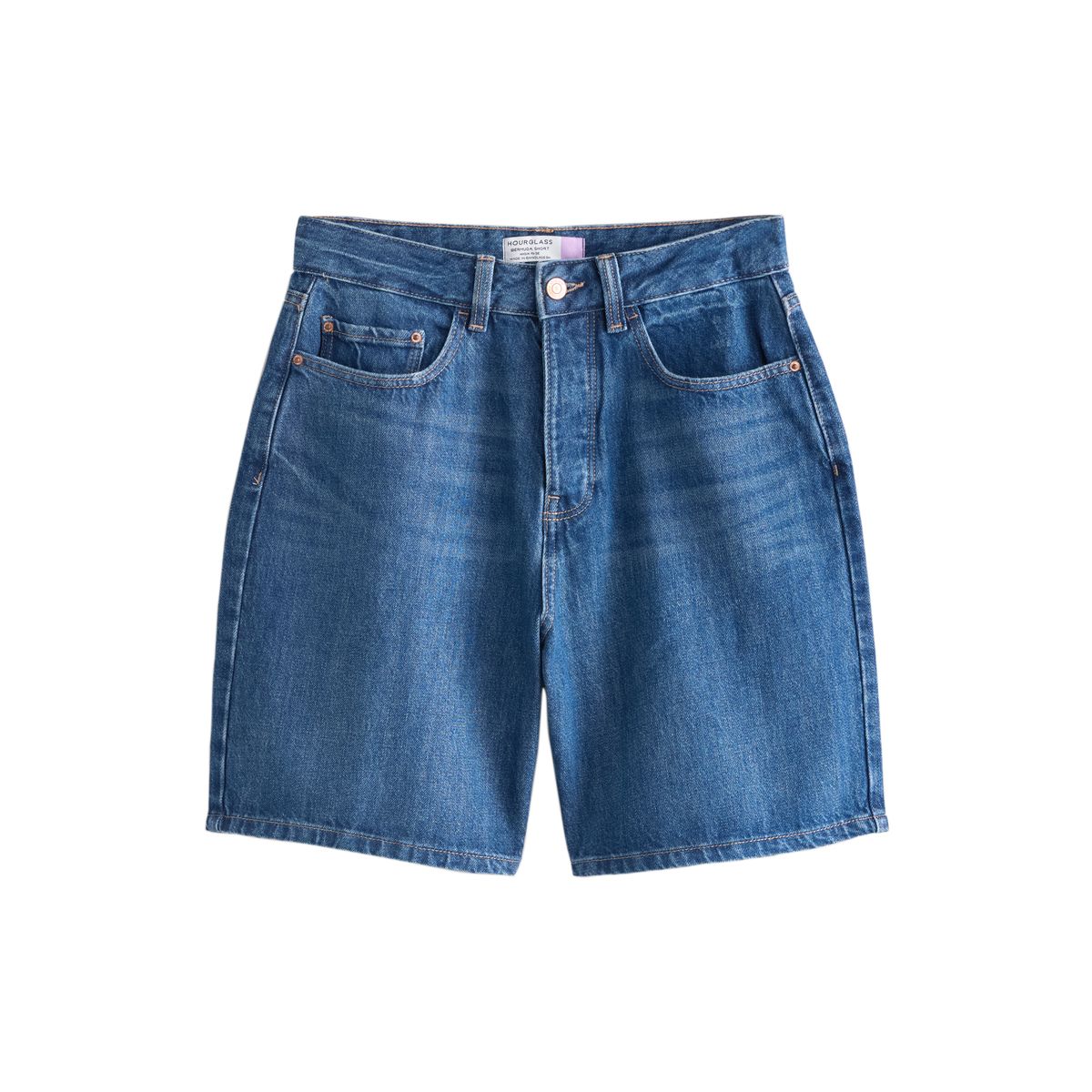 Bermuda coupe sablier bleu clair, NEXT