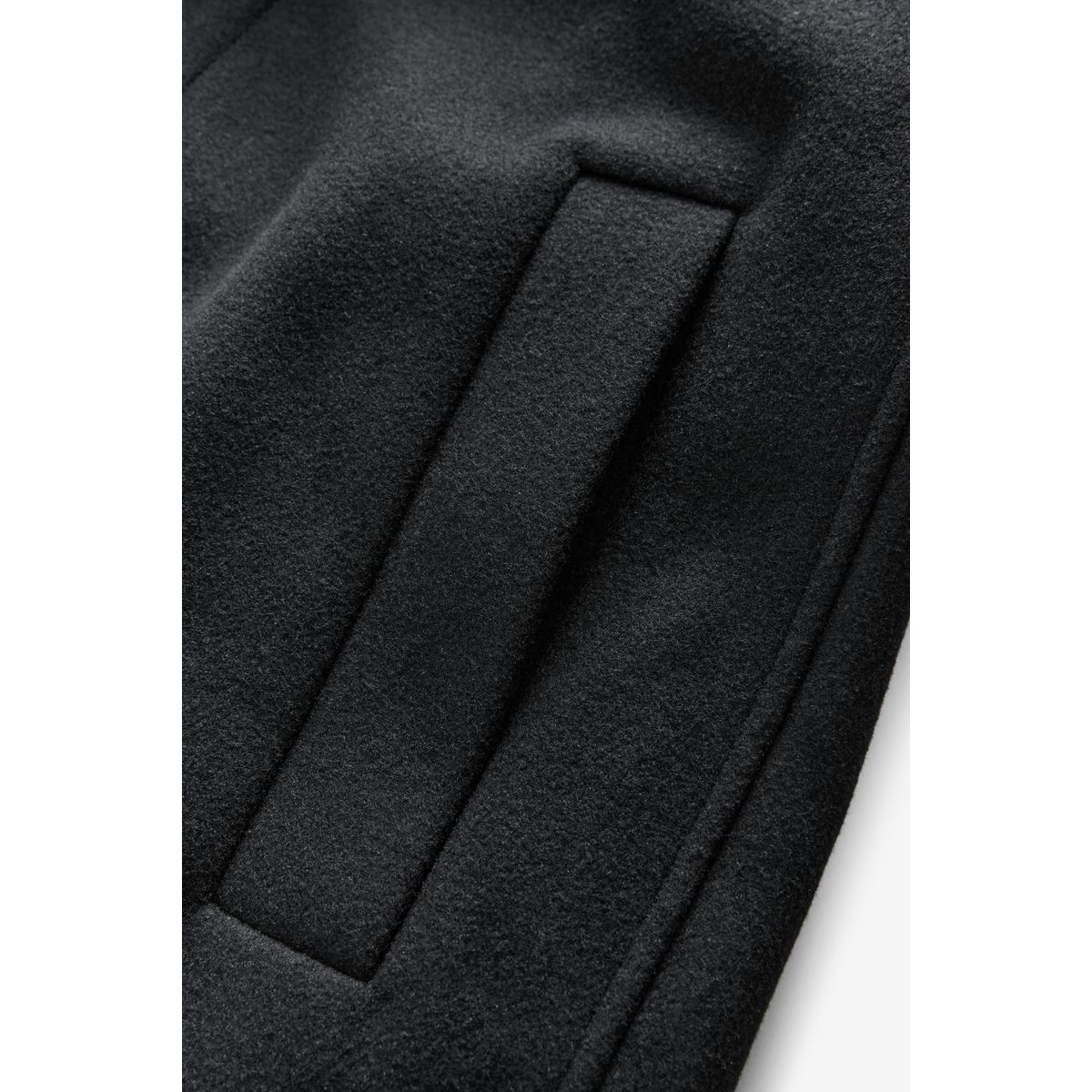 Manteau à col cheminée noir, NEXT