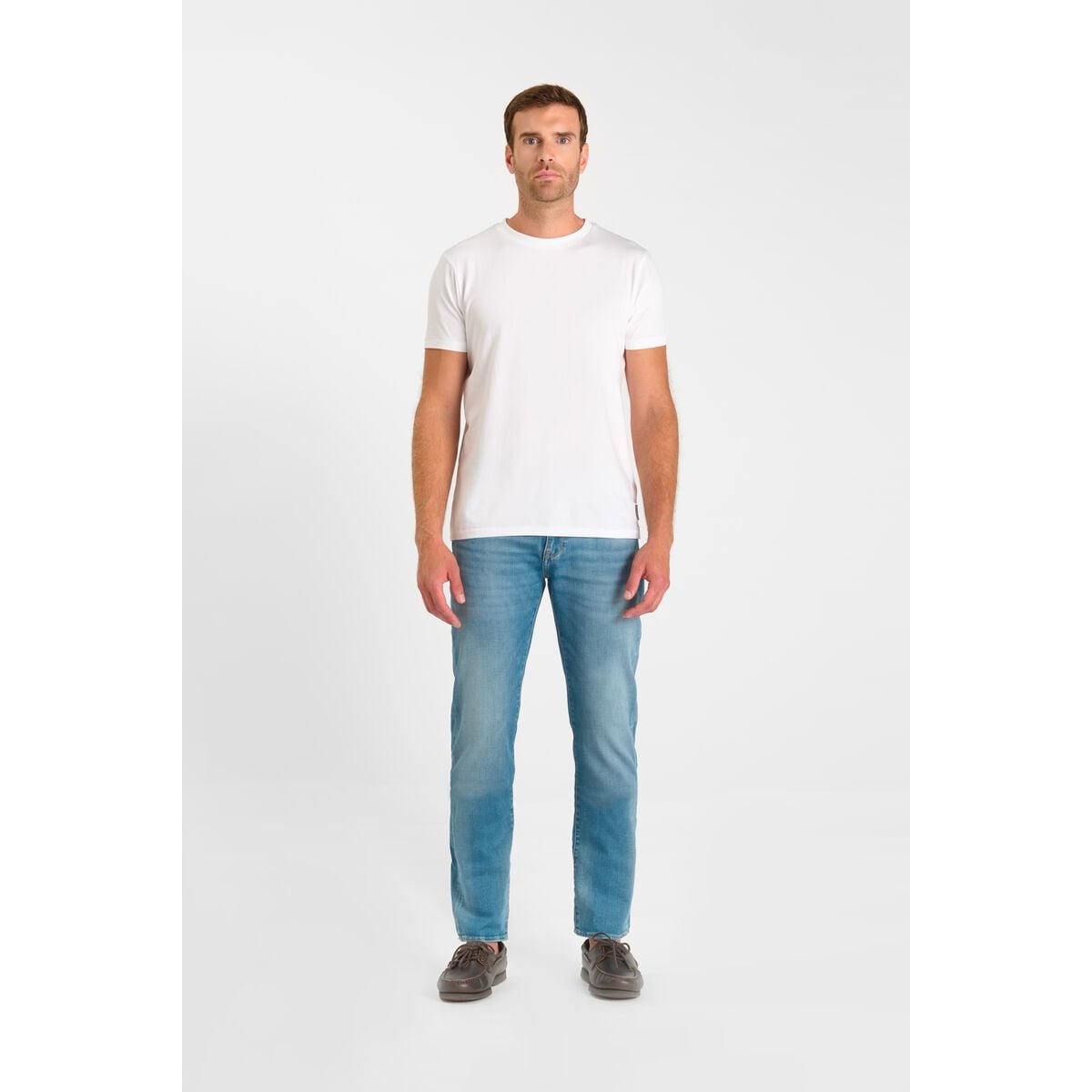 Jeans droite jogg 800/12 regular , longueur 34 blue, LE TEMPS DES CERISES
