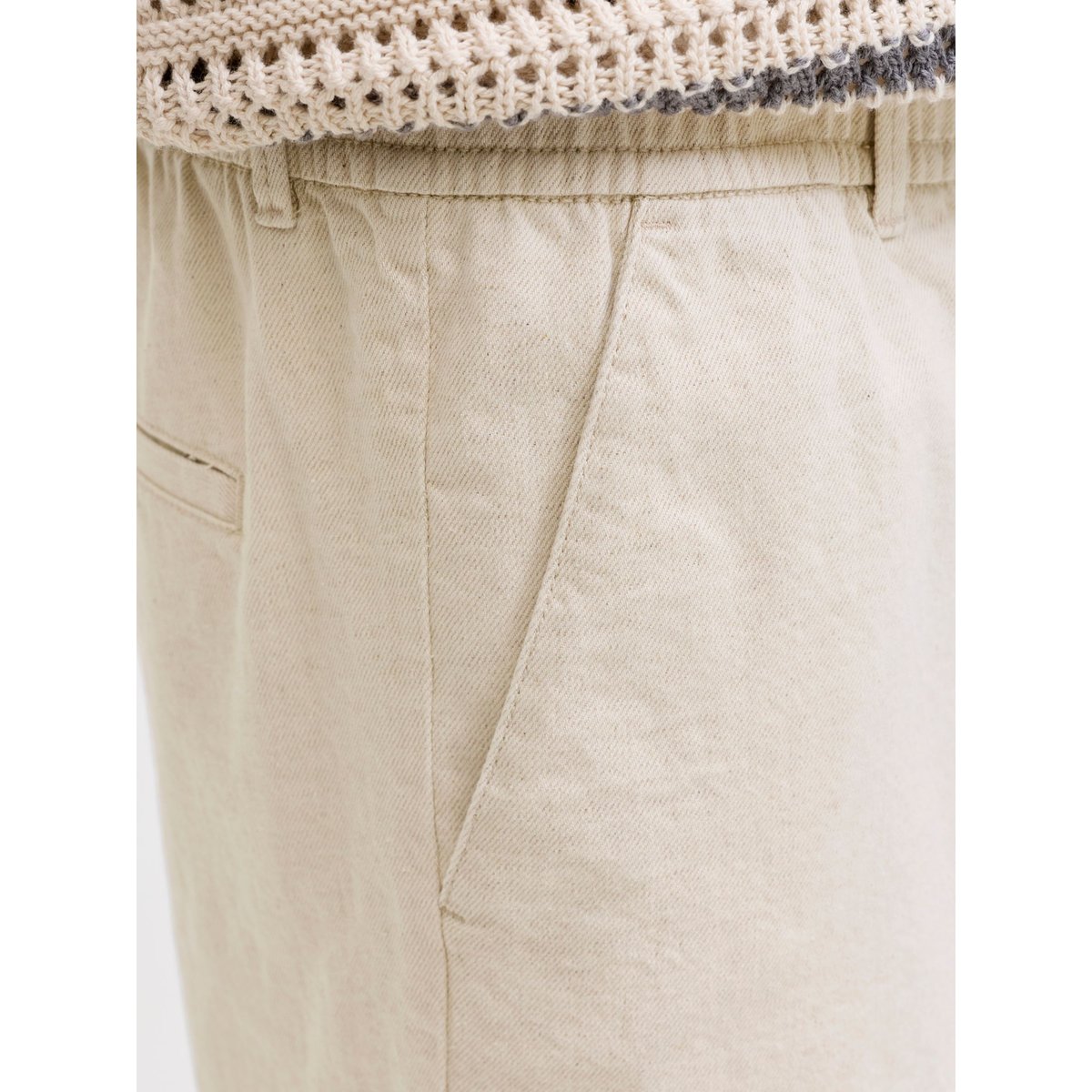 Short Ample blanche - ecru 1, JACK & JONES