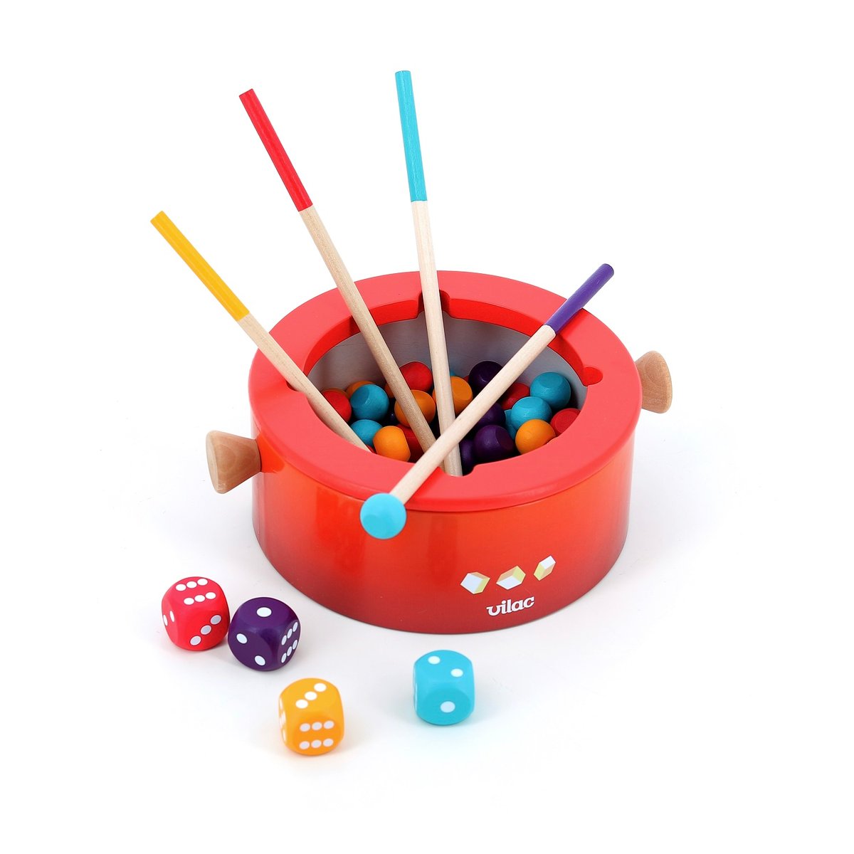 Jeu de fondue magnétique rouge, VILAC