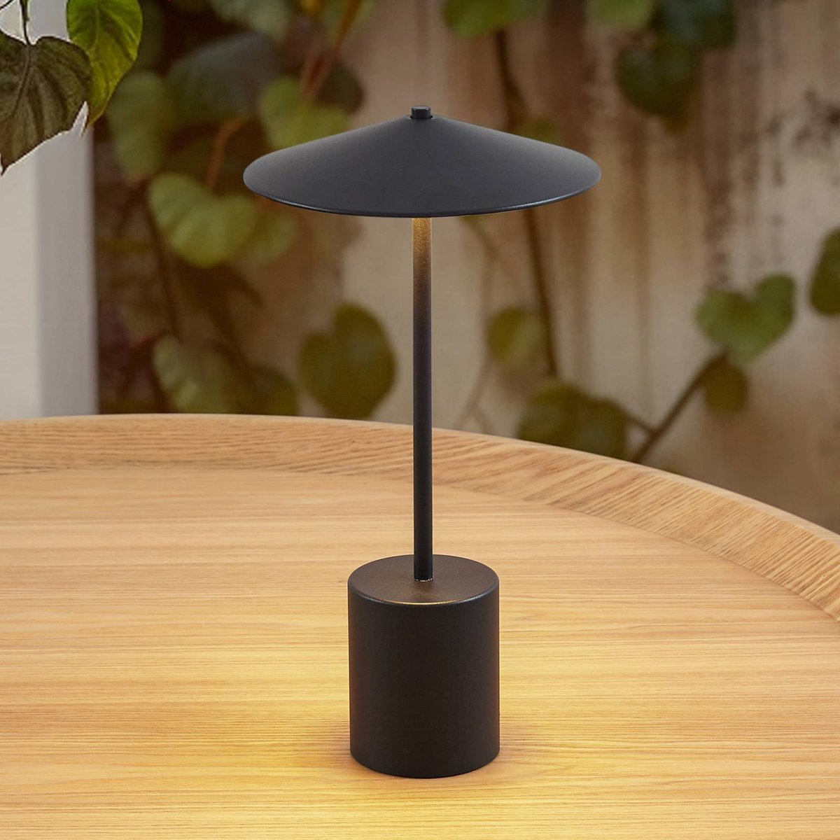 Luminaire de terrasse en aluminium moderneLED noir, LINDBY