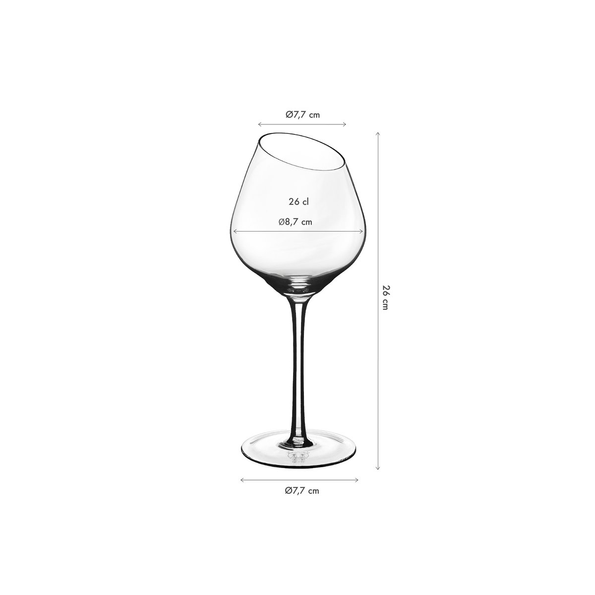 Verre à pied 37cl SVÄVA - 6 pièces transparent, BJORN