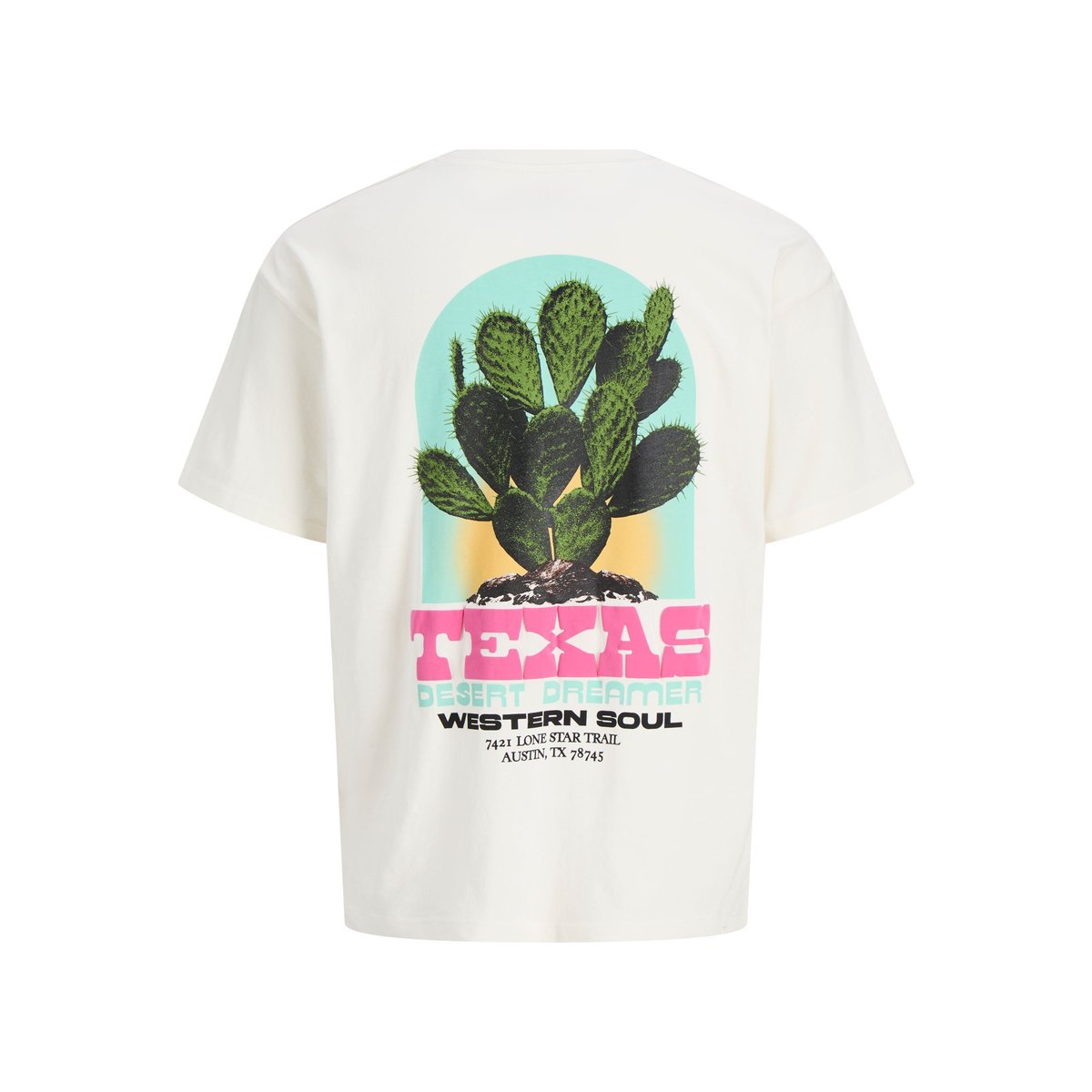 T-Shirt egret, JACK & JONES