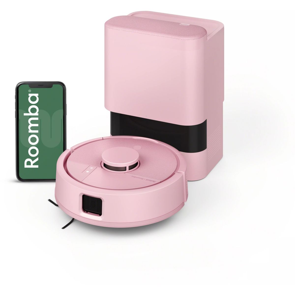 Robot Aspirateur Laveur Roomba Mini Rose F155640 couleur unique, I ROBOT