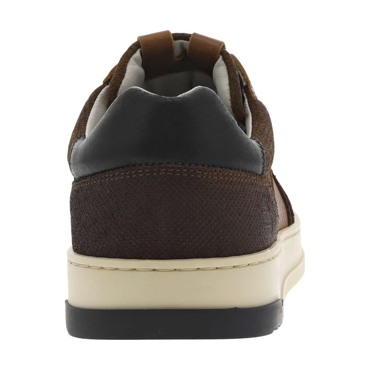Baskets basses cuir marron, BULLBOXER