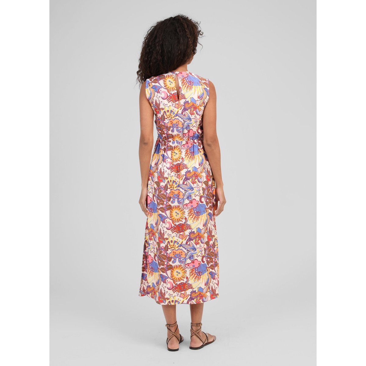 Robe Longue OTINA solemio ecru, AN'GE