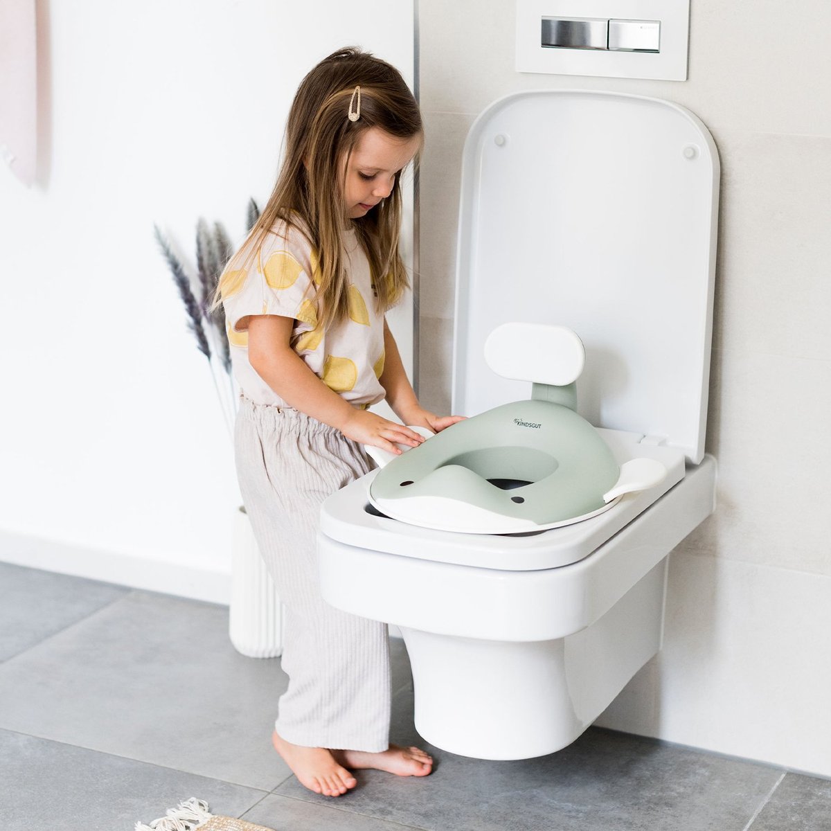 Réducteur de toilette baleine pistache, KINDSGUT