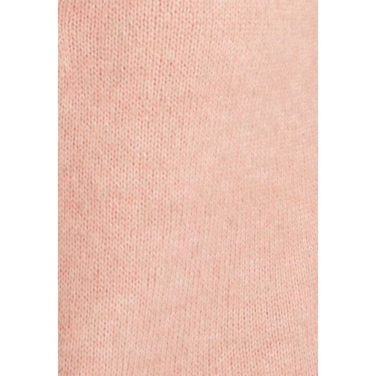 Pull col zippé mélange alpaga rose chiné, DAMART