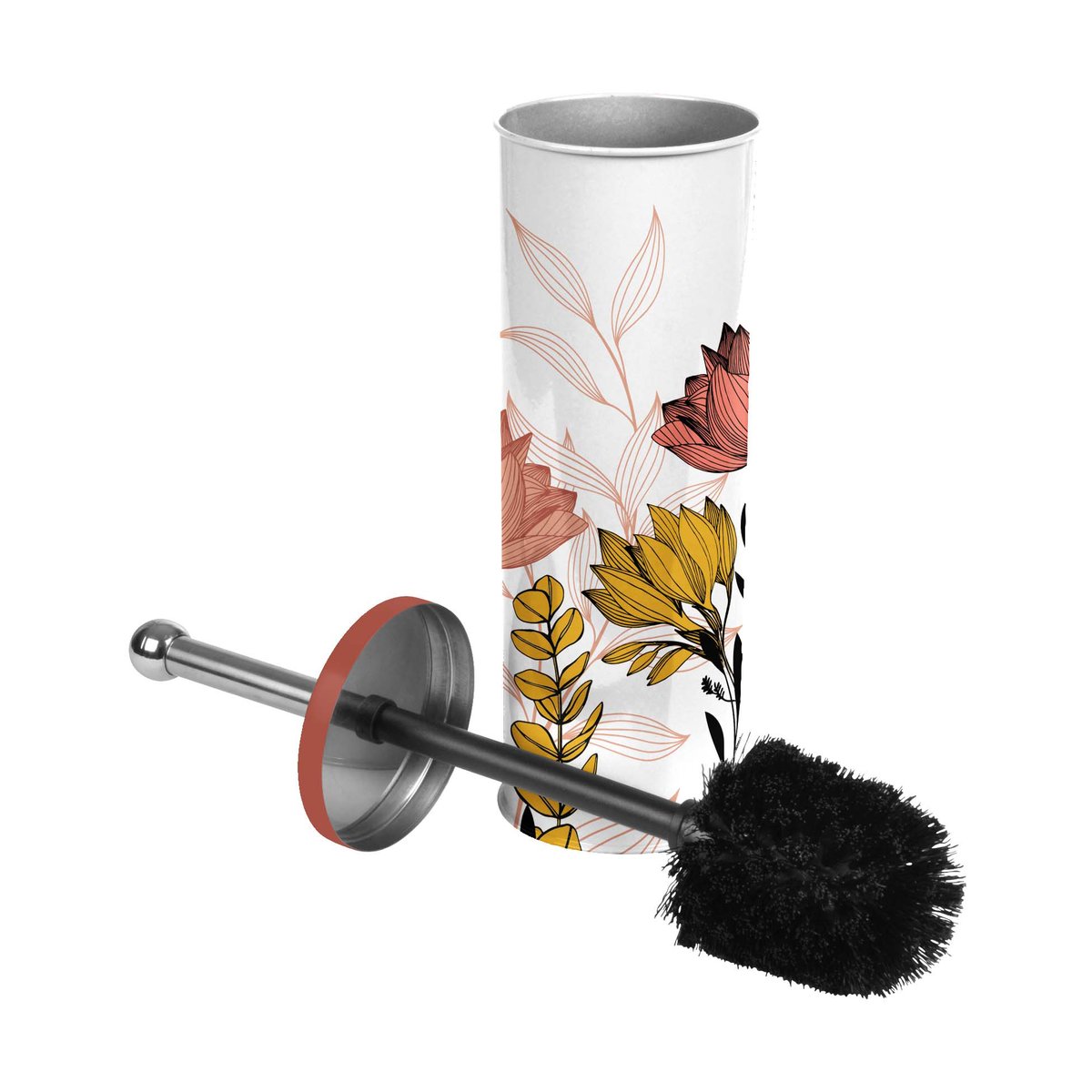 Brosse de toilette Amelina fleur blanc, EDEN