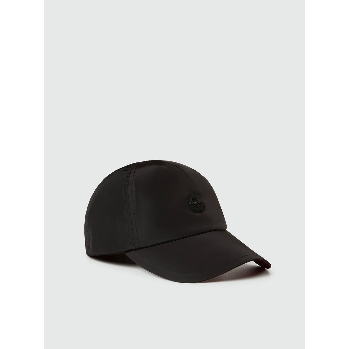 Casquette de baseball en nylon satiné noir, NORTH SAILS