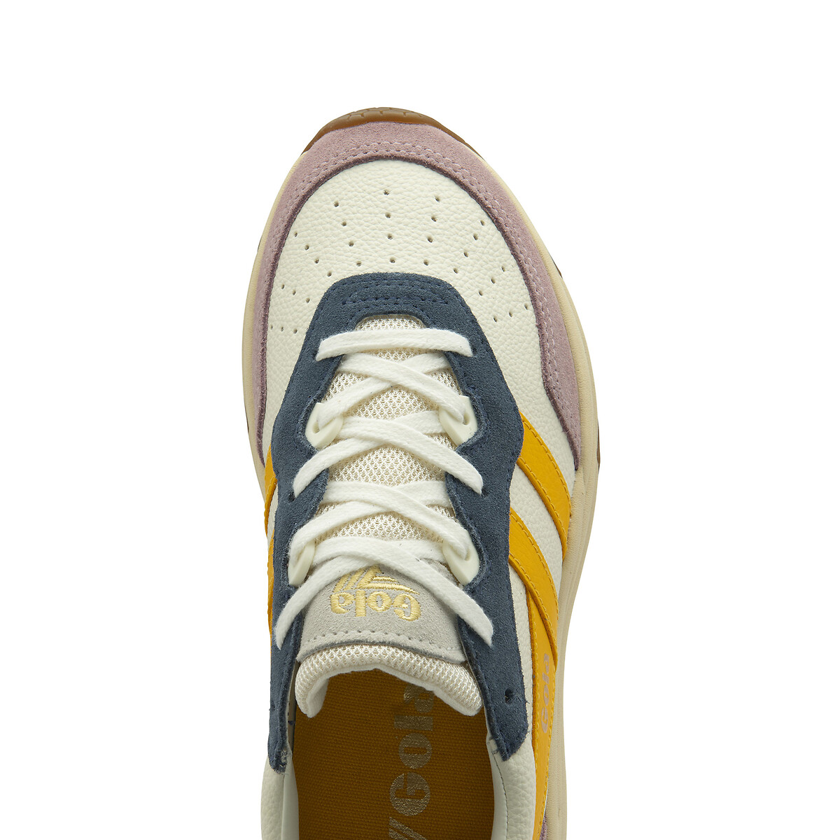 Baskets Saturn Quadrant blanc/jaune, GOLA