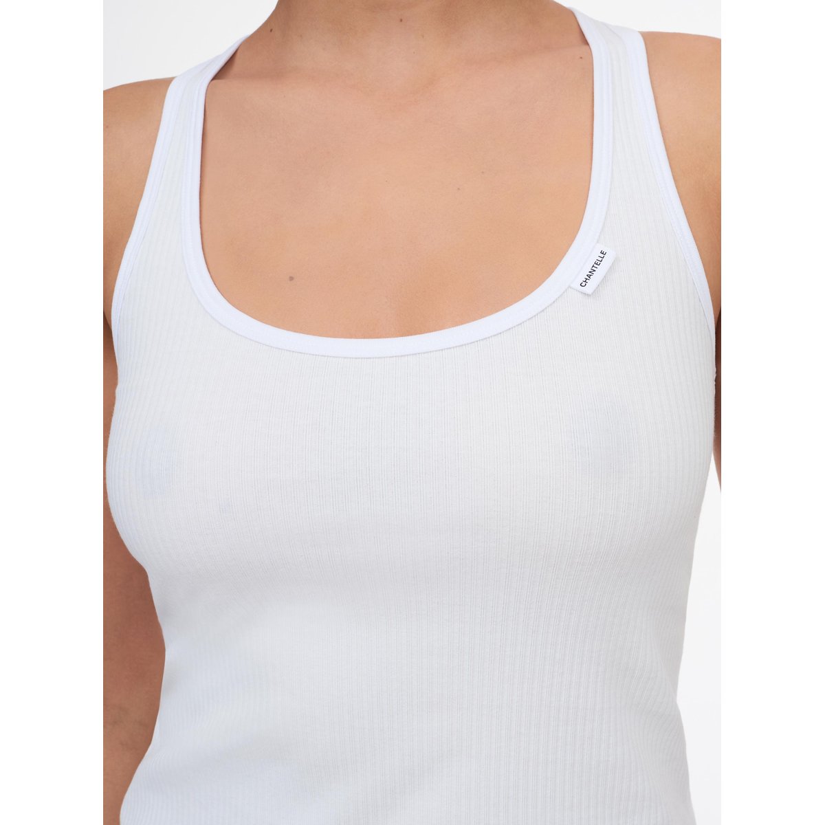Débardeur COTTON COMFORT blanc, CHANTELLE