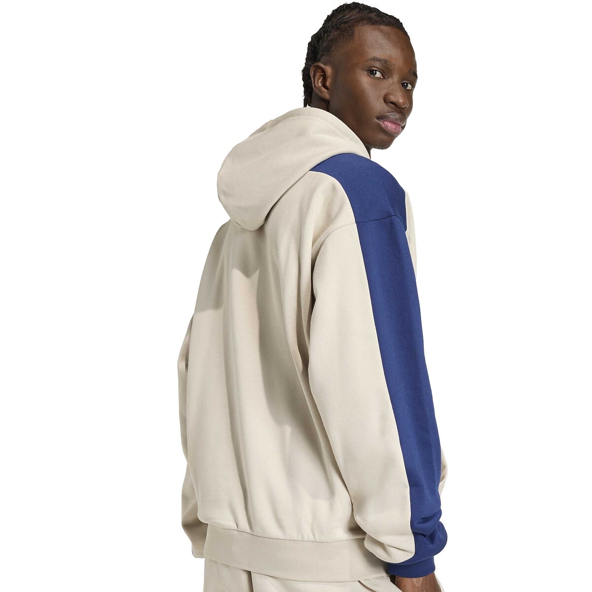 Sweat à capuche collegiate SEASONALS gris/bleu foncé, ADIDAS SPORTSWEAR