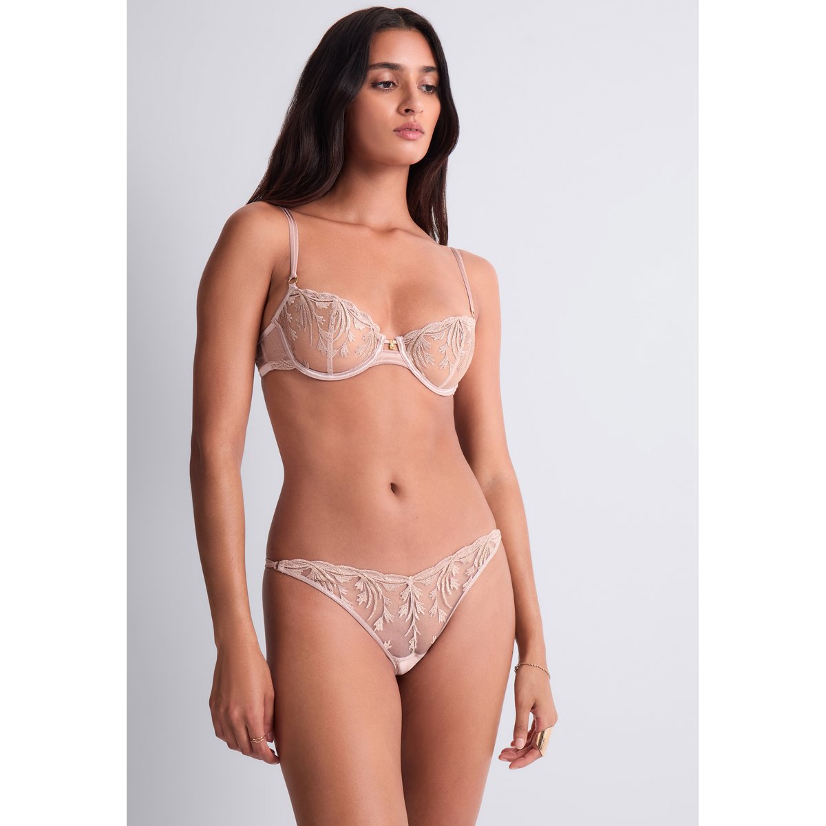 Culotte taille basse Cosmic Romance rose, AUBADE
