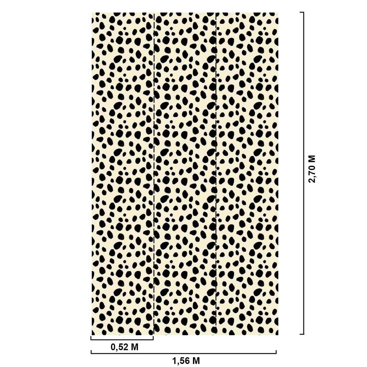 Papier peint pongo intissé, HEXOA