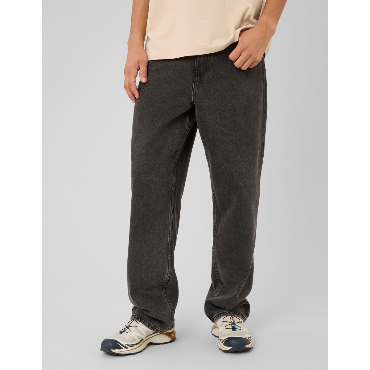 Jean loose 5 poches noir, BZB
