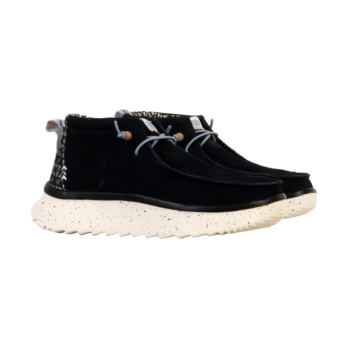 Basket Montante Cuir Wendy Peak Hi Suede noir, HEY
