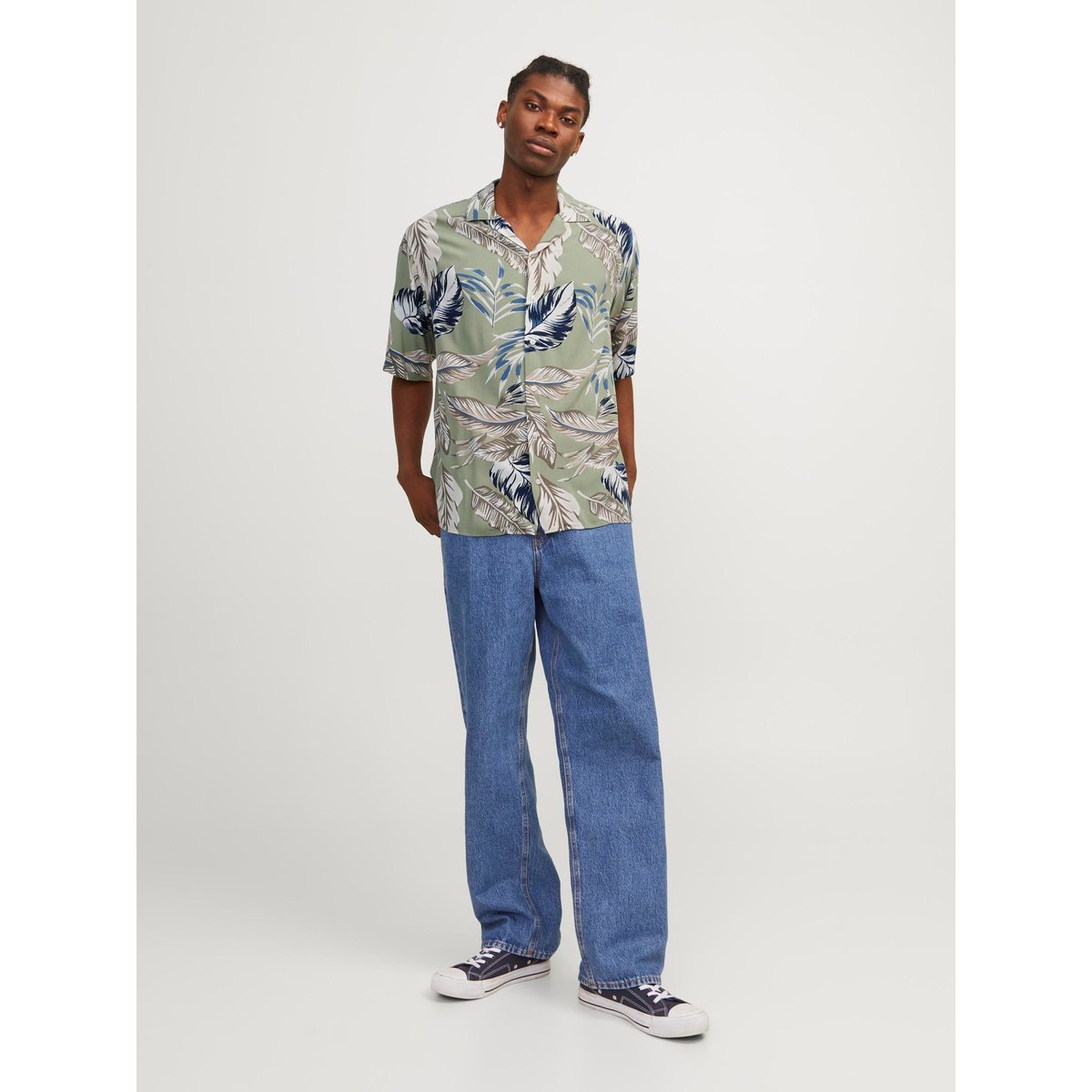 Chemise oil green, JACK & JONES