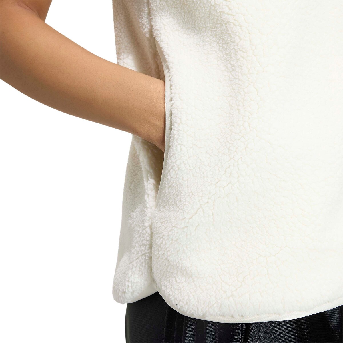 Sherpa Sleeveless Jacket white, ADIDAS SPORTSWEAR