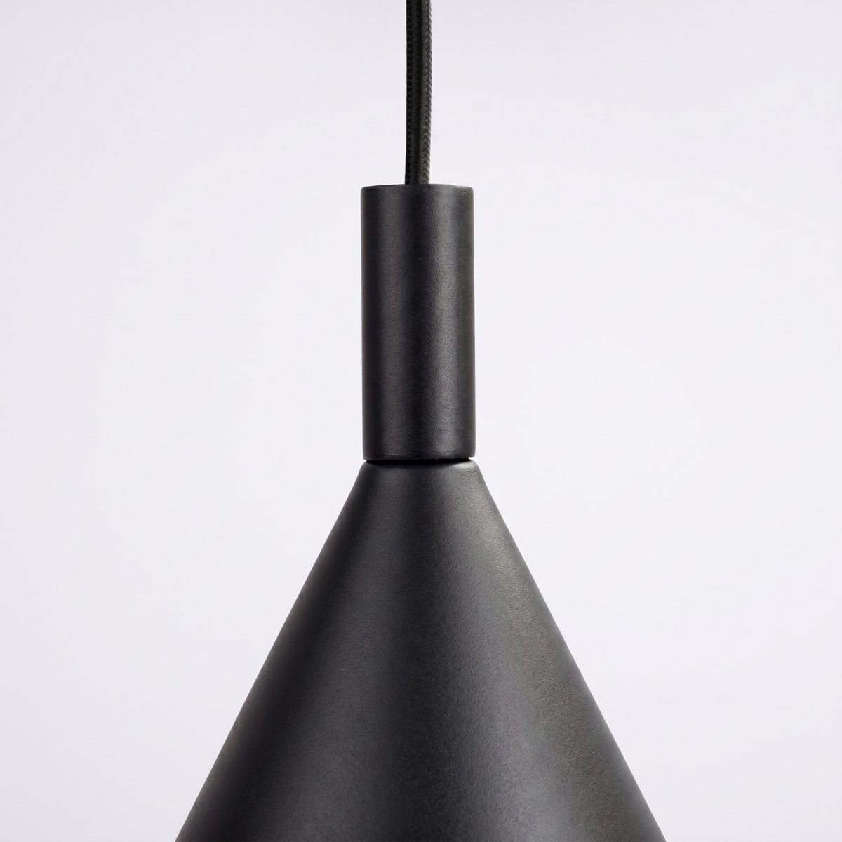 Suspension Acier Noir E27 1 NOX noir, EDEN