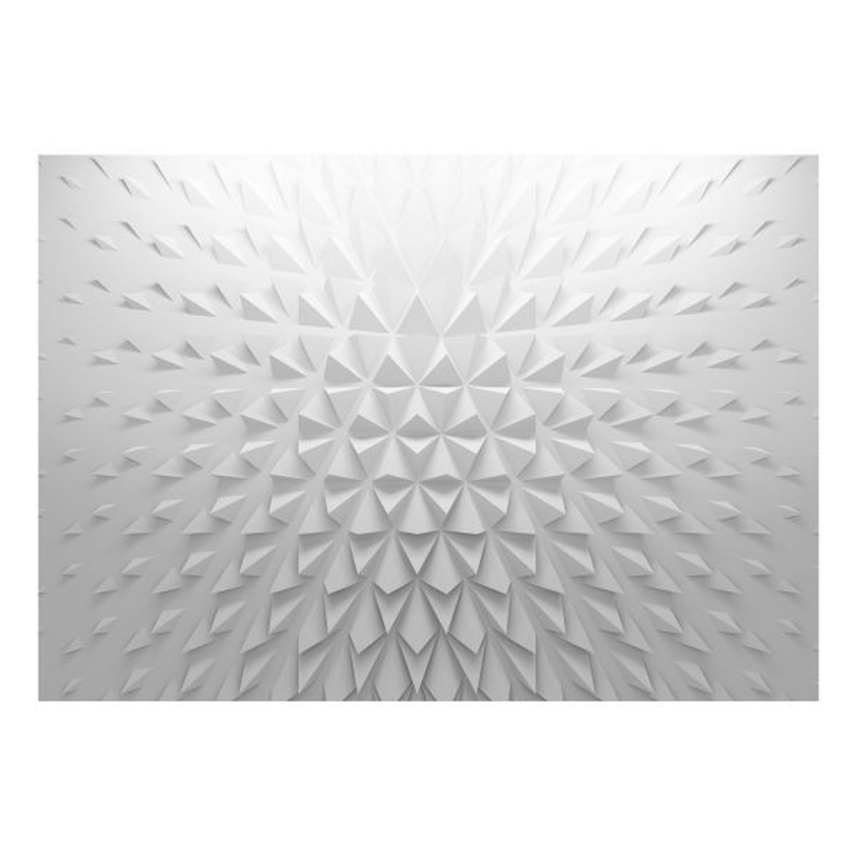 Papier peint intissé panoramique 3D et Perspective Tetrahedrons noir, EDEN
