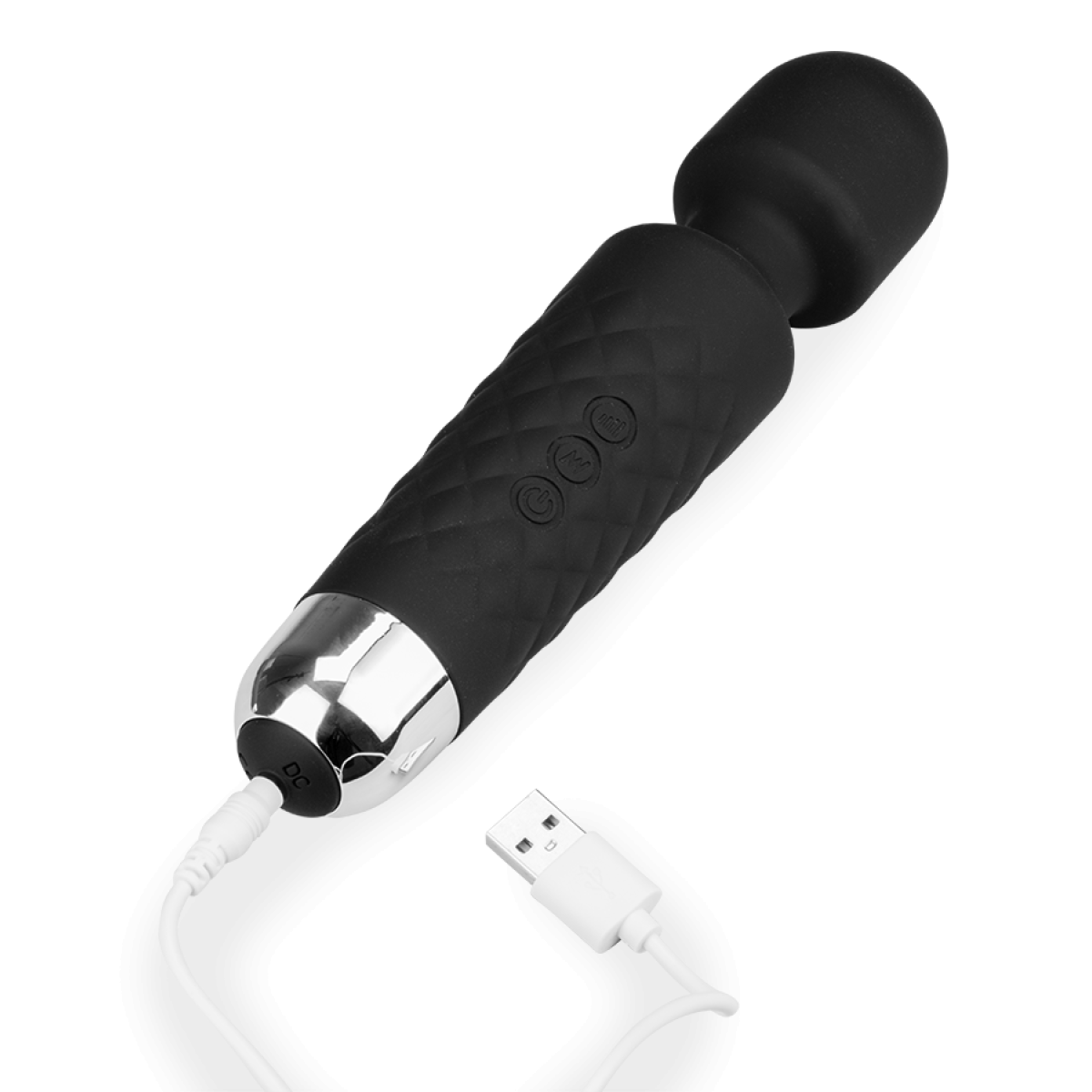 Vibromasseur puissant fantasy wand Softness 20 modes noir, LOVE AND VIBES
