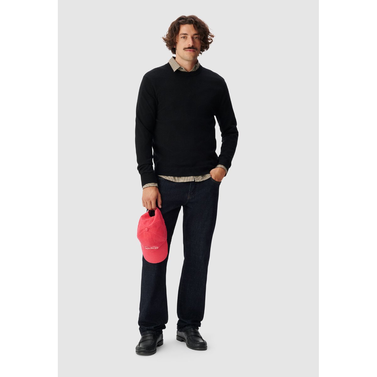 Sweat molleton effet rayures noir, IKKS