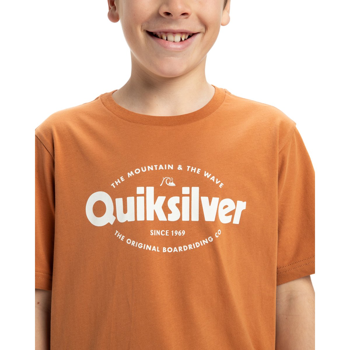T-shirt à manches courtes EV SHAPE ALL DAYS marron bran, QUIKSILVER