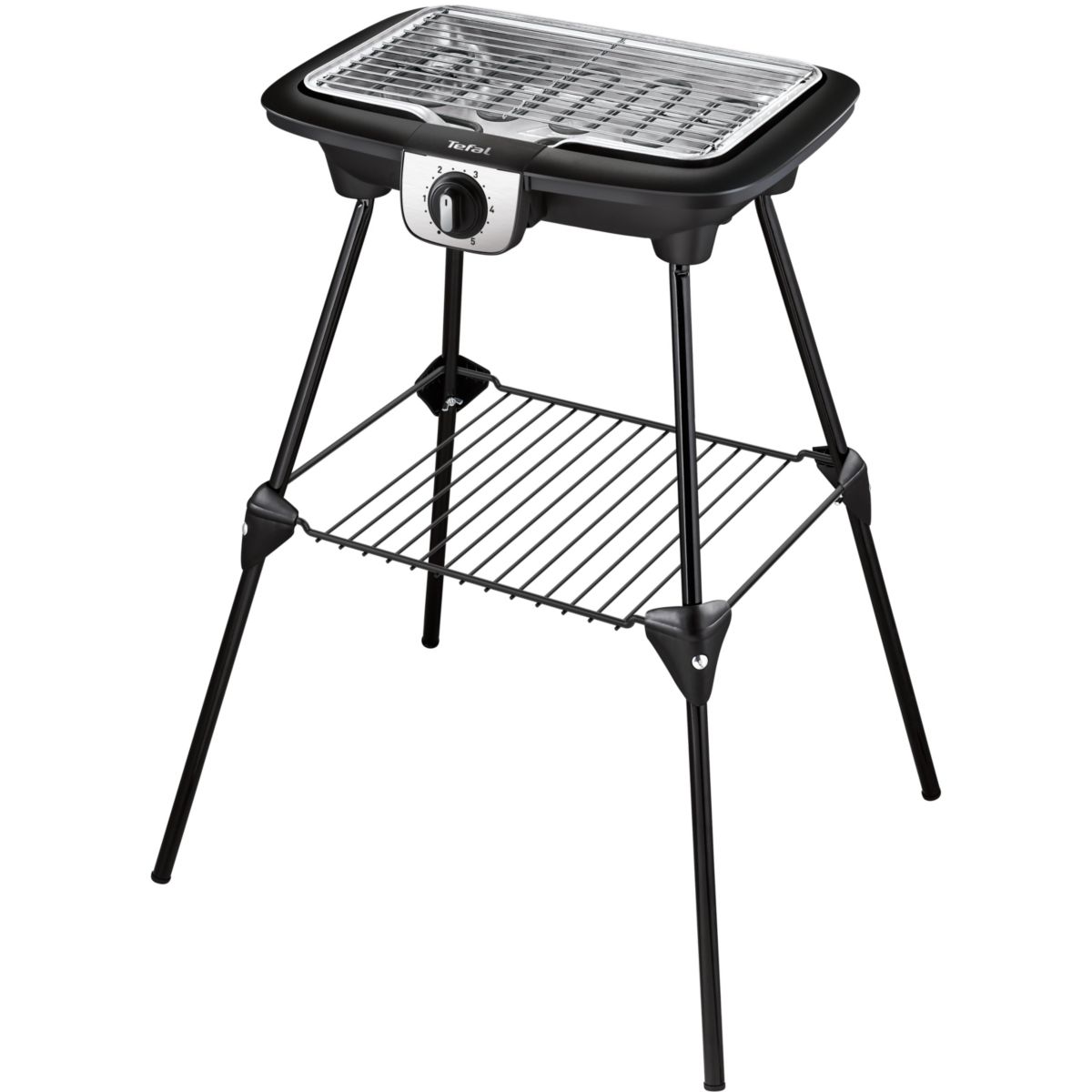 Barbecue électrique BG931812 easygrill 2 en 1 sur pieds, 35x21 cm noir, TEFAL