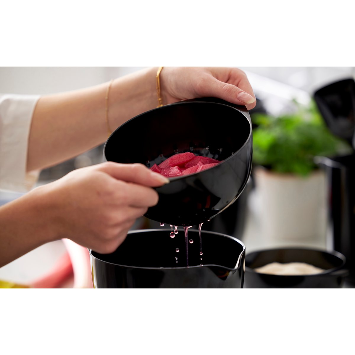 Passoire pour Margrethe CLASSIC noir, ROSTI