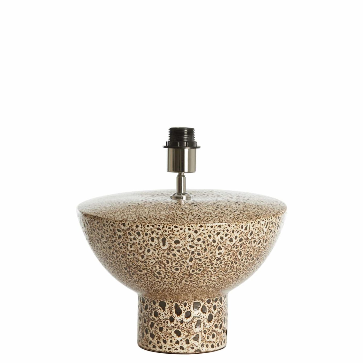Base De La Lampe Céramique fine YASUR crème, LIGHT & LIVING