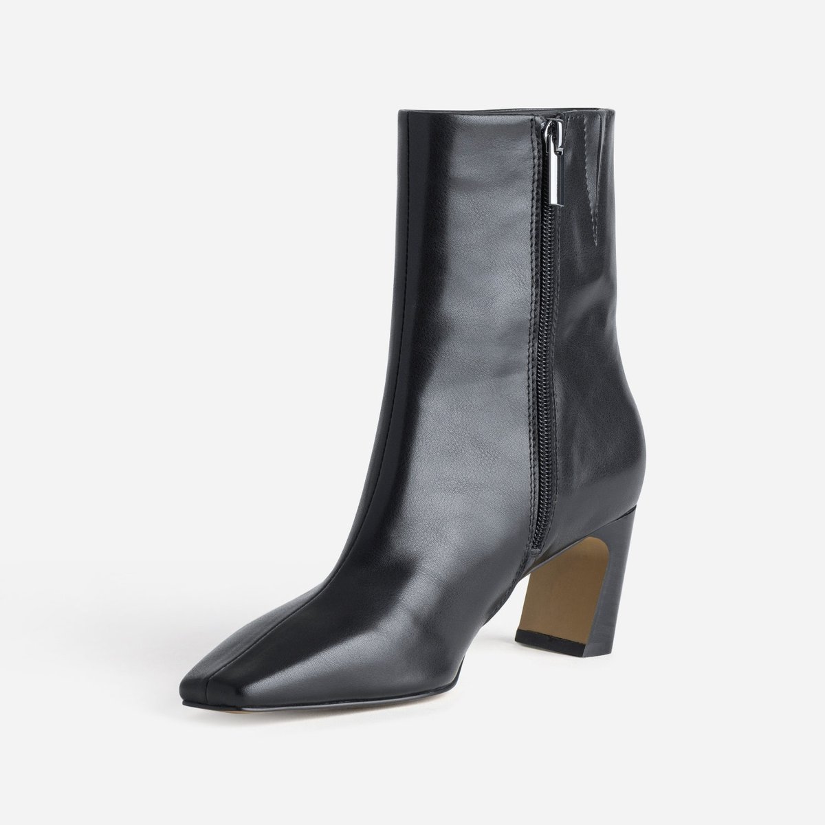 Boots À Talon en cuir NENCY noir, ERAM