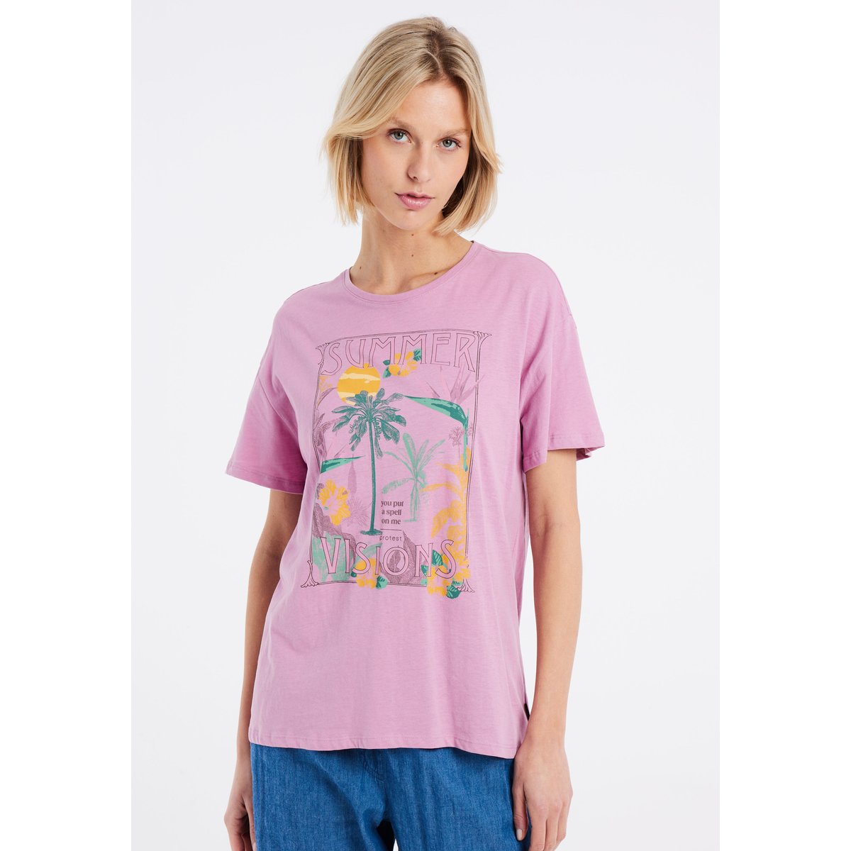 T-shirt PRTESSE duskyrose, PROTEST