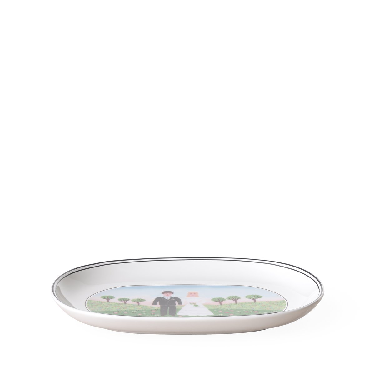 Assiette Ovale DESIGN NAIF multicolore, VILLEROY & BOCH