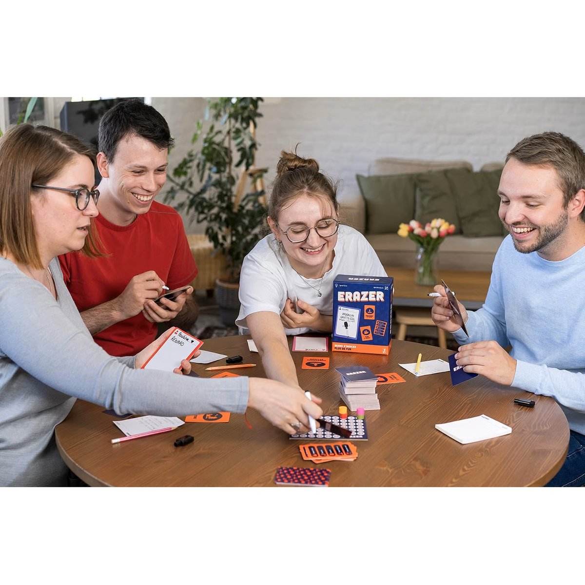 ERAZER jeu d'ambiance violet et orange, GIGAMIC